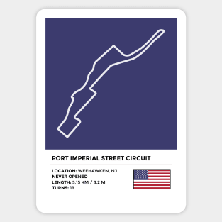 Port Imperial Street Circuit [info] Sticker
